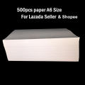A6 Direct Thermal Sticker Label for Shipping Label (500 labels) High Quality Sticker Shipping label (500pcs) Adhesive Direct Thermal Paper A6 100x150. 