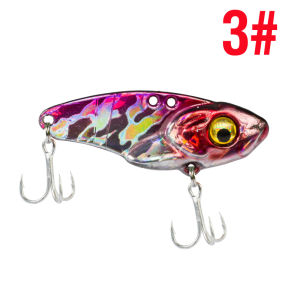 1PCS 5g 7g 10g 15g 20g Metal VIB Lure 3D Eyes Spoon Spinner Balancer Fishing Lure Fishing Tackle Sinking Jig Hard Bait