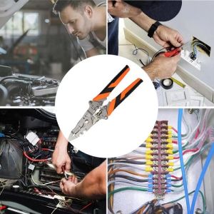 Kìm Cắt Tuốt Xoắn Dây Điện Đa Năng Gấp Gọn 14 Trong 1 Tiết Kiệm Sức Lao Động Kìm Dài 21cm Gấp Lại Bỏ Túi Nhỏ Gọn