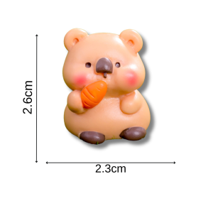 Ornamen Miniatur DAKENA Motif Multi Wombat