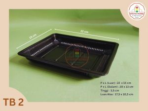 (100 PCS) Mika Tray Sayur Plastik Tebal Isi 100 pcs Tray Sayur | Tray Daging