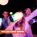 JBL Pulse 4 Wireless Waterproof Bluetooth Speaker With Light Show. 