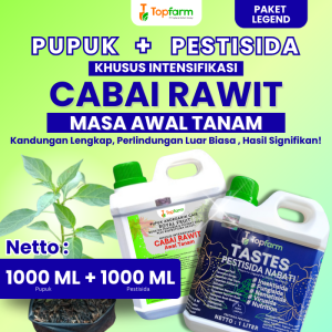 Pupuk Topfarm / Pupuk Cabe Awal Tanam Terbaik / Pupuk Pertumbuhan Cabe Rawit / Pupuk Awal Tanam Cabe Rawit / Obat Semprot Cabe Baru Tanam / Obat Hama Cabe Bru Tanam / Pupuk Khusus Cabai Awal Tanam