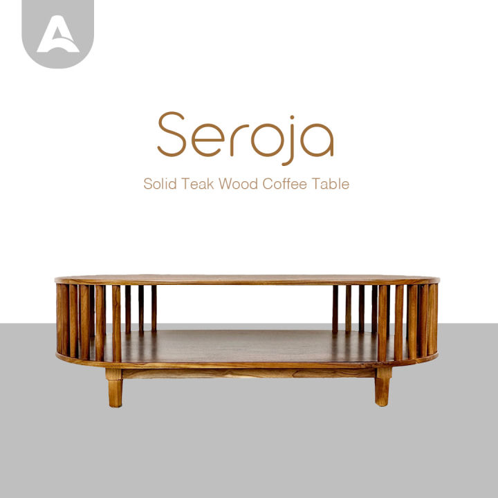 Arturo - Seroja Solid Teak Wood Coffee Table | Lazada