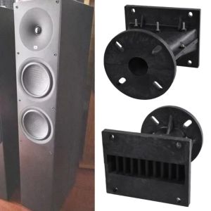 WENKEN 1Pcs Đen Ống dẫn sóng loa tweeter Họng Nhựa Phụ kiện loa Line Array Bền bỉ Góc phủ sóng rộng Nguồn Âm Thanh Chuyên Nghiệp dành cho thiết bị trộn âm thanh sân khấu rạp hát gia đình DJ