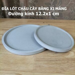 Chậu cây cảnh mini để bàn chậu Xi măng Decor Chậu bonsai chính hãng Cori PL10 11x8.5cm trồng cây cảnh sen đá xương rồng