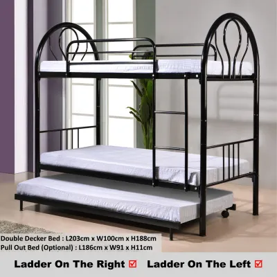 EMBUN Double Decker Bed With/without Pull Out Bed