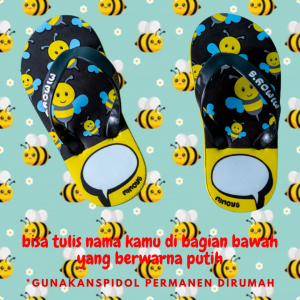 SANDAL SENDAL JEPIT ANAK CEWE COWO LAKI PEREMPUAN KARAKTER LEBAH BEE BY MIMOY INDONESIA TERBARU  FLIP FLOP JEPIT USIA 2 3 4 5 6 7 8 9 10 TAHUN SIZE UKURAN 21 22 23 24 25 26 27 28 29 30 31 32 33 34 35 KARTUN MURAH LUCU