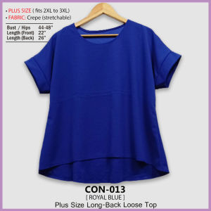Blouse for Women Plus Size – Long Back Belly-Hiding Design 2XL–3XL Office & Daily Wear