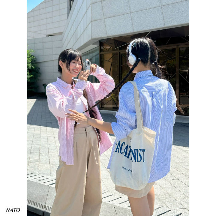 Oxford%20long%20sleeved%20shirt,%20striped%20Somi%20mens,%20womens,%20regular%20loose%20fit,%20high-end%20politeness,%20local%20brand%20unisex%20NATO%20-%20Image%207