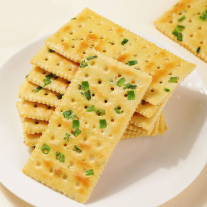 Salty Chive Soda Biscuits 无蔗糖香葱苏打饼干咸味葱花饼干