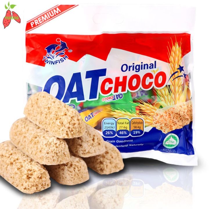 ขายดี พร้อมส่ง Oat Choco ขนมข้าวโอ้ต ธัญพืชอัดแท่ง（燕麦400g） Th 4001