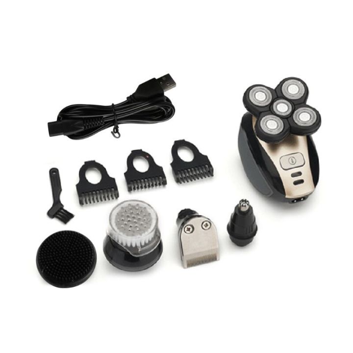 New 5-head Electric Shaving Razor Shaving Men 4D Waterproof USB ...