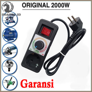 Dimmer 2000 Watt Ac 220V Alat Pengatur Kecepatan Gerinda Bor Kipas Dinamo lampu