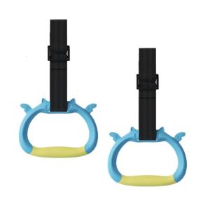 Fitness Rings Home Gym Set Strength Training Gymnastics Rings Strap Set Gym Rings with Adjustable Strap