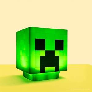 1pcs My World Creeper Light Green Creeper Nightlight with Creeper Sounds Movie Game Collectibles Toys Kid Gift Birthday Gift