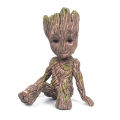 SYJY for Gifts Sitting Avengers Model Doll Tree Man Groot Groot Figure Action Toy Figure Mini Groot. 