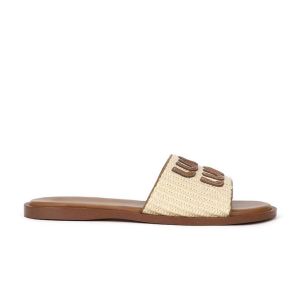 [Free Shipping] Retro Woven Linen Slip-On Sandals For Women 2026 Summer Vacation Flat Beach Sandals For Women Outdoor Sandals