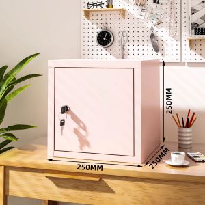 Metal Drawer Steel Cabinet 3/5/6L Office File Cabinet with Lock File Cabinet Home with Wheels Mobile Heavy Duty Storage Cabinet