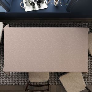 Taplak meja motif embos meja makan/ruang tamu persegi panjang LP