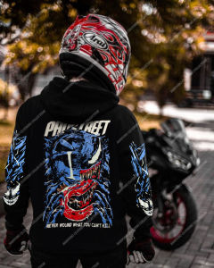 Hoodie Sunmori Jaket Prostreet Venom Bahan Katun Tebal Premium Pria & Wanita