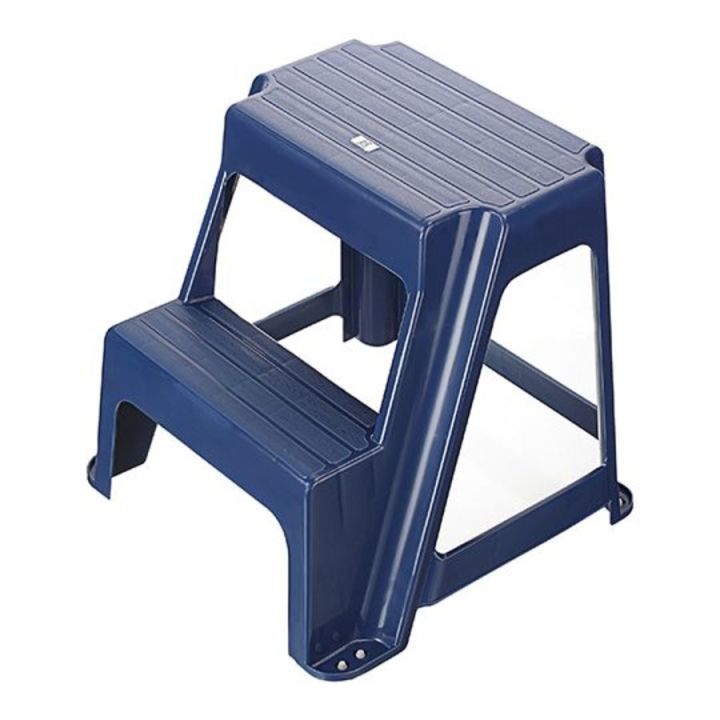 KEYWAY RC 688 LADDER STOOL Step Stool With Blue And Orange 150Kg