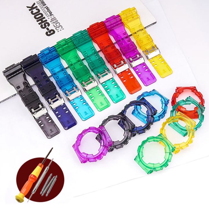 Bracelet De Montre Silicone Noir – Compatible Casio G-Shock (GA, GD, G-8900, GLS-100)