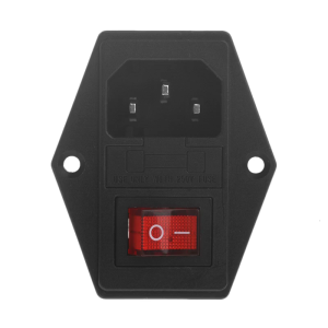 3 Pin IEC320 C14 Inlet Module Male Connectors Plugs Fuses Switches Male Power Outlet 10Amp 250V Power Outlet