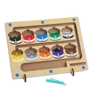 Mainan Sorting Warna Magnet Kayu / klasifikasi Warna Maze / Pengenalan Warna Jumlah berhitung / Color Classification Maze / Mainan Edukasi Anak