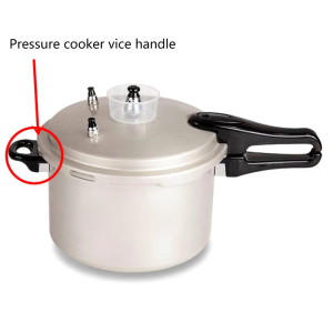 Single Hole Pans Side Handles Pressure Cooker Steamer Stand Handle Metal Pots Grip Replacement Handgrip with Screws