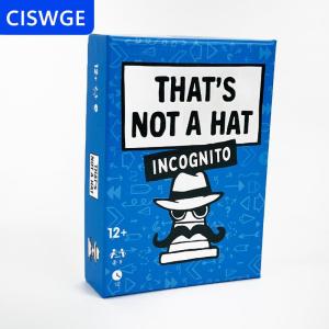 [COD] CISWGE 1 bộ trò chơi trên bàn tiếng Anh cho 3-8 người chơi độc đáo mà không phải là một chiếc mũ trò chơi vui vẻ bên Bộ trò chơi trên bảng với trò chơi Thẻ mở rộng cơ bản