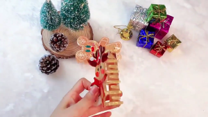 Elegant Christmas Elk Barrette with Strong Hold for Various Hair Types Party Hairpeices Daily Wear Hair Decoration