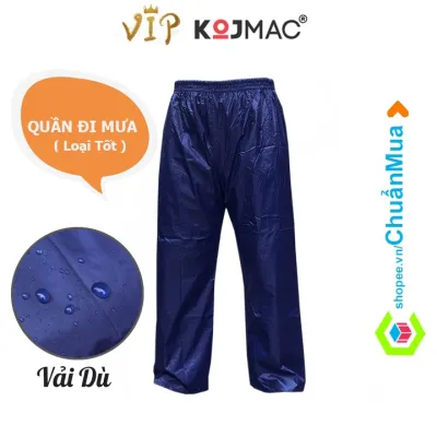 Quần Đi Mưa Vải Dù Chống Thấm Nước Cao Cấp Siêu Bền ( Quần Đi Mưa Lẻ Siêu Nhẹ Phối Với Áo Mưa Lẻ )