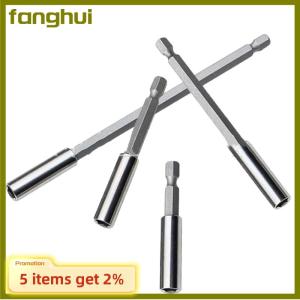 fanghui Hexagonal Handle Extended Connecting Rod Magnetic Screw Bits Extension Rod Long Handle Screwdriver Tip Holder Non-slip Hand Tool