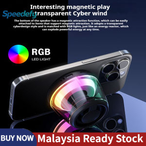 Speedefy Portable Mini Wireless Bluetooth Speakers with RGB Light Dual Pairing Support TF 迷你蓝牙扬声器
