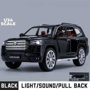 Toyota Land Cruiser LC300 Keyless Die Casting Toy Car Collection Car 1:24 Scale Collection Alloy Car Model Toy Car