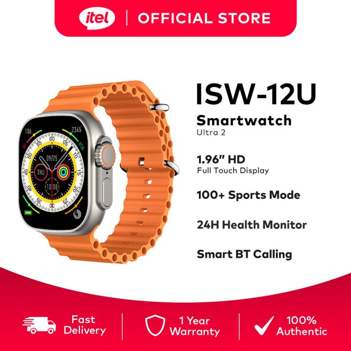 Itel ISW-12U Smart Watch 2 Ultra | Health & Sleep Monitoring | WhatsApp Reply | Water Resistance