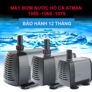 Máy bơm nước hồ cá Atman AT-106S 72W 4000l/h cao cấp siêu bền tiết kiệm điện BH 1 đổi 1 ( Đen)