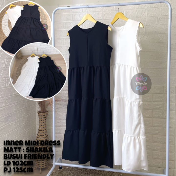 knee length dresses for ladies Kaos Sling Denim Kaos Tanpa Lengan Desain Split Midi Wanita Midi  Come4Buy  eShop