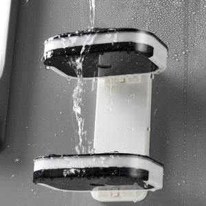 Portable Soap Holder Drainable Soap Dish For Bathroom Wall Storage Rack Organizer Bathroom Accessory