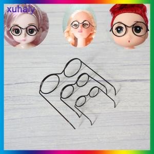 xuhaiy 1PCS Fashion Round Frame Lensless Round Frame Lensless Retro Cool Doll Glasses