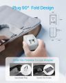 2 Pack European Travel Plug Adapter, VINTAR Foldable International Power Adapter with 2 AC Outlets 3 USB Charging Ports(2 USB C), Type C Power Adaptor to Most Europe Italy Spain France Iceland Germany. 