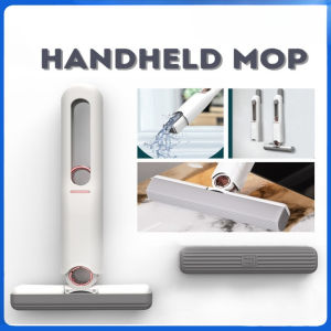 Mini Handheld Mop Portable Cleaning Mop for Car Window Bathroom