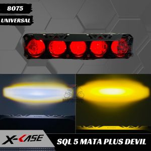 Lampu Tembak LED Laser Transformer LampuSQL 5 Mata Mini Driving Universal