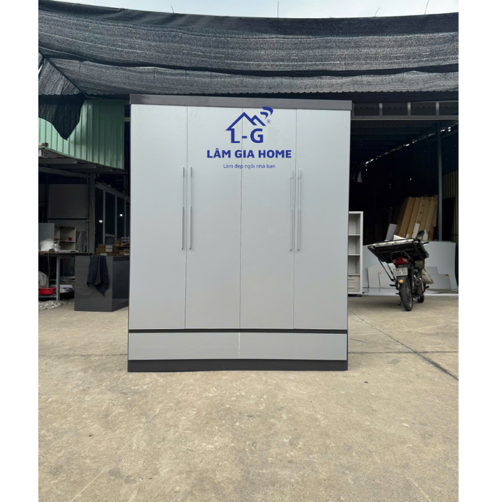 TỦ NHỰA ECOPLAST CAO CẤP ( 4 CÁNH Y HÌNH ) - MÀU KHUNG S6 CÁNH S8 ...