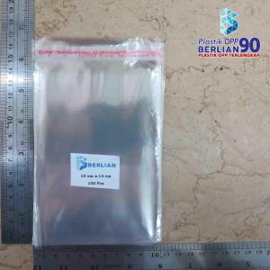 PLASTIK OPP 10 X 14 CM Per 5 pack 20 MICRON