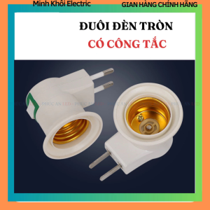 Đui đèn cắm tường E27 COMBO 2cđui đèn có công tắc và phích cắm trực tiếpđuôi đèn E27chuôi đèn xoayđui bóng đèn E27đui đèn xoáy renổ cắm điện đui E27đui liền chân cắmchuôi đèn trònchuôi đèn E27đui đèn gắn ốp tườngđui xoáyđui đứngđui thả chống
