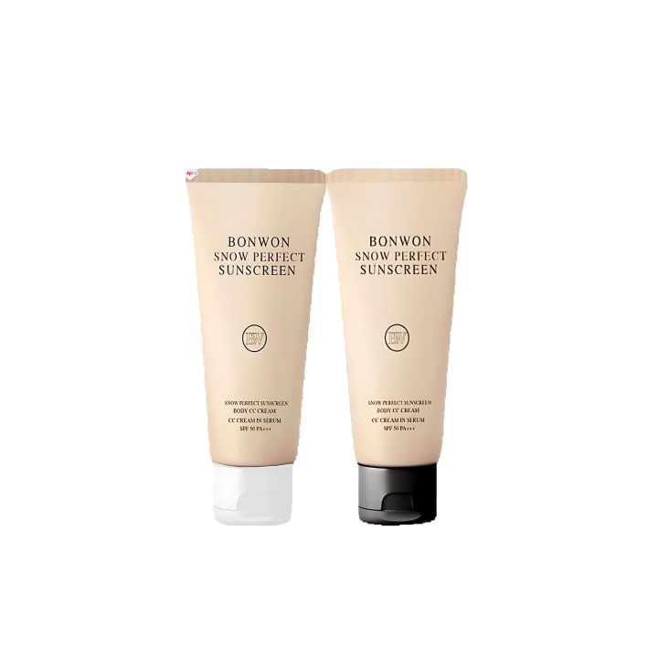 Bonwon Sunscreen CC Cream บอนวอน ซันสกรีน ซีซี ครีม โลชั่น พอกตัว ทาผิว ครีมบอนวอน ไม่เหนอะหนะ กันน้ำ  ( 150 ml. )