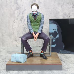 In Stock Dc Joker Heath Ledger Suicide Team Handmade Boutique Large Decoration Desktop Scene Model Mask Sitting Posture Gifts