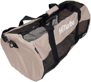 Hiturbo Mesh Dive Duffel Bag: Scuba Gear Bags for Diving Snorkeling Freediving and Swimming - 60L Travel Beach Pool Water Sports Equipment Bag with Shoulder Strap